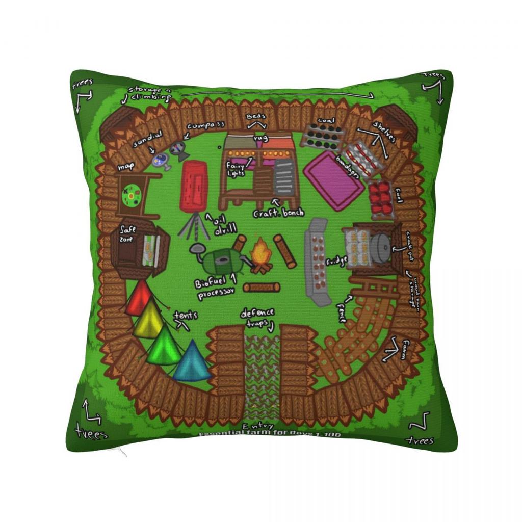 99 Nights In The Forest Base Idea Pillow Cover Square Pillow Case Cushion Cover Cute Funny Pillowcases For Sofa Home Decorative