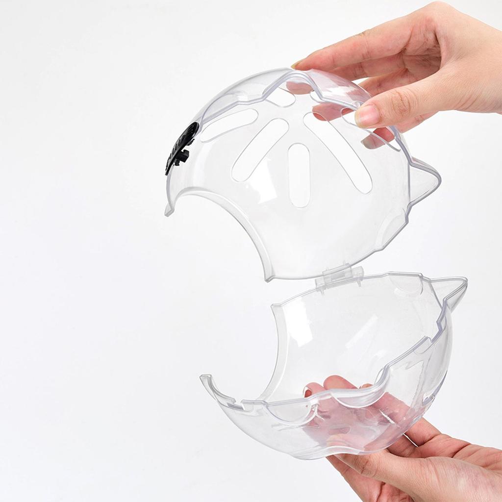 Kaganiec dla kota Przeciw gryzieniu Osłona na pysk Maska kulkowa do podróży Kąpieli