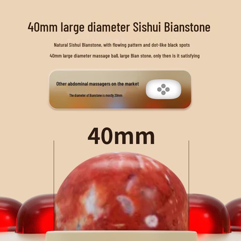 AUX Bianstone Moxibustion Abdominal Massager
