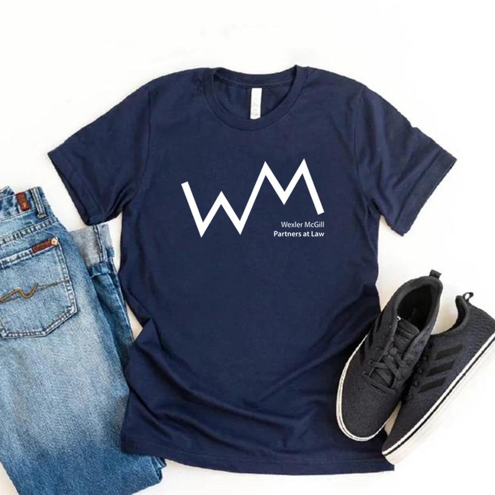 Wexler McGill T-Shirt Kim und Jimmy Partner in Crime Anwaltskanzlei T-Shirt Better Call Saul Shirt Geschenk für Saul-Fans Damen T-Shirts Top