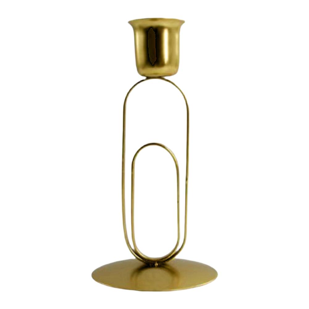Iron Geometric Candlestick for Living Room Bedroom Dining Table Home Decor Wedding Party Craft Ornament Display