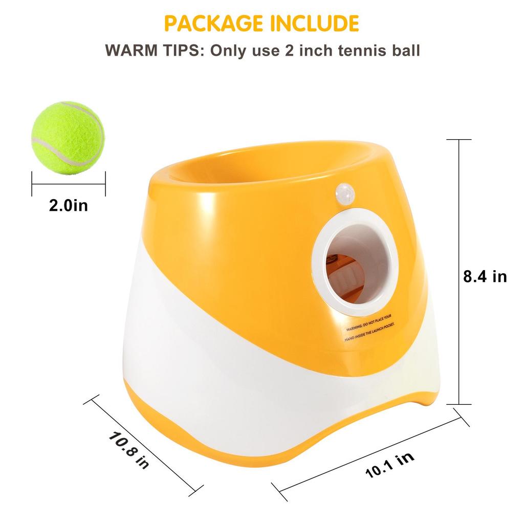 Smart Automatic Dog Ball Launcher - Outdoor Pet Toy Throwing Machine