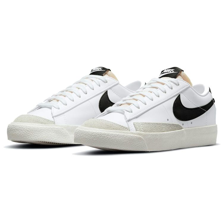 Nike Blazer Low 77 White Black Women Sneakers Sail DC4769-102