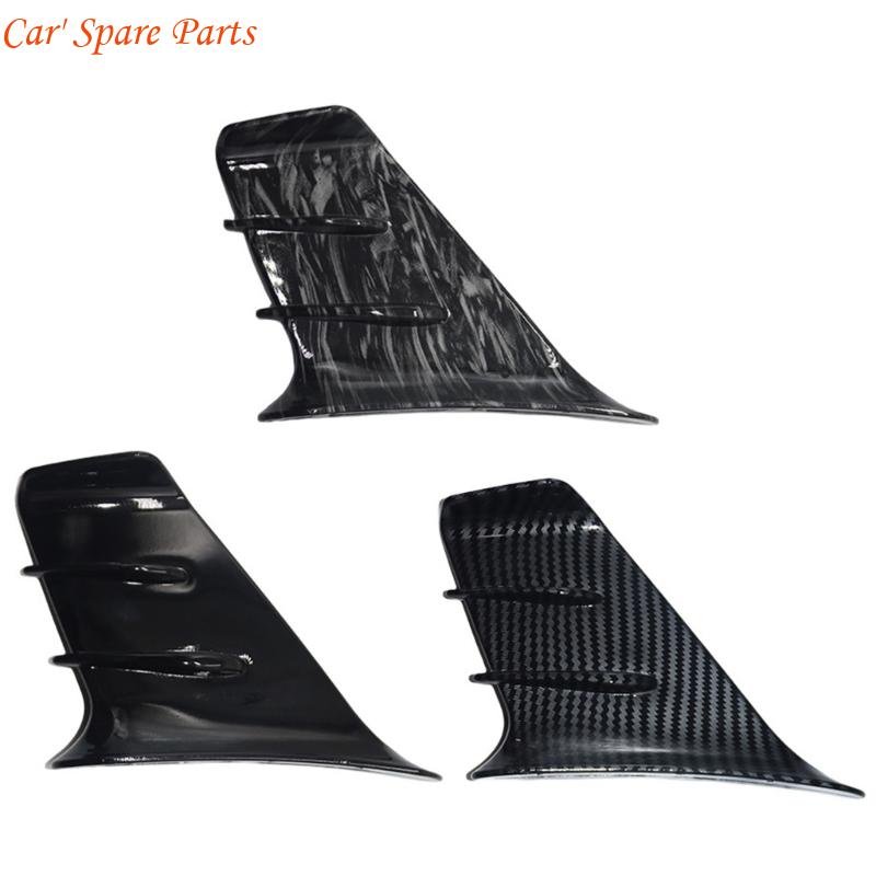 Y4UA Motorcycle Aerodynamic Side Winglets ABS Universal Fit Spoiler Deflector Wing