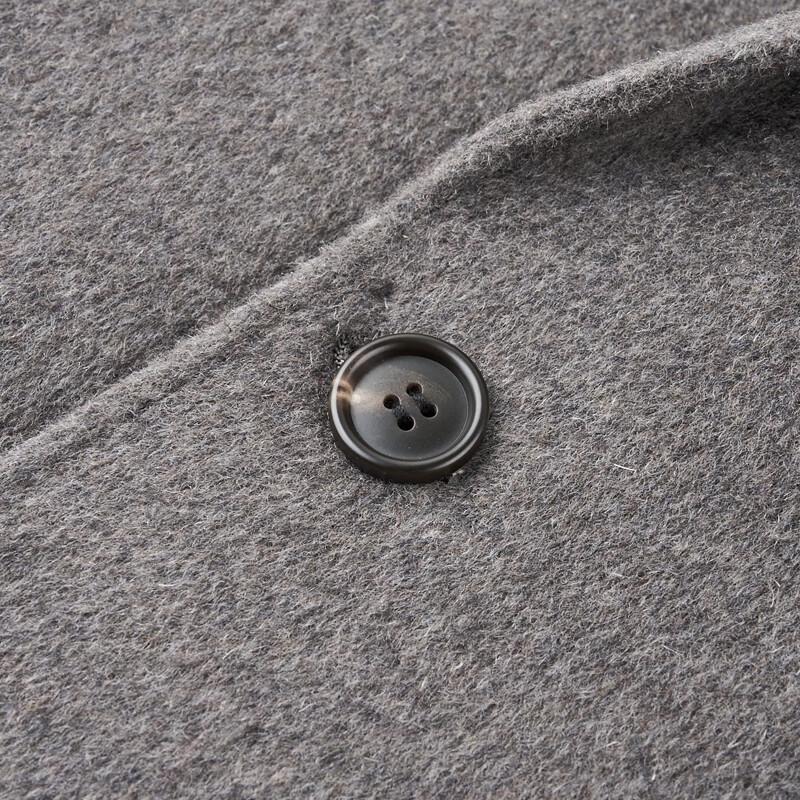 Firstview Men's Detachable Down-Lined Wool Blend Overcoat FV25D1772