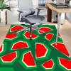 1PC Watermelon Pattern Non-Slip Floor carpet, suitable for Office, bedroomand playrooms. It can also be used as a sofa footrest cover-T17
