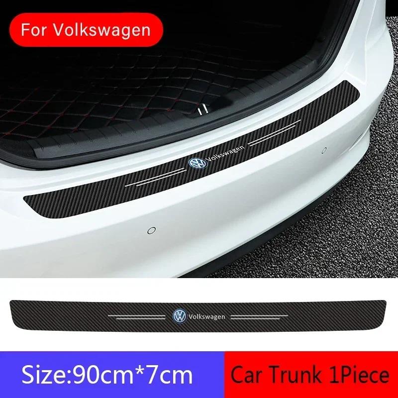

2026 Hot For Volkswagen VW For Volkswagen GOLF POLO BORA PASSAT Jetta Beetle Tiguan Rear Trunk Bumper Threshold Sticker Accessor