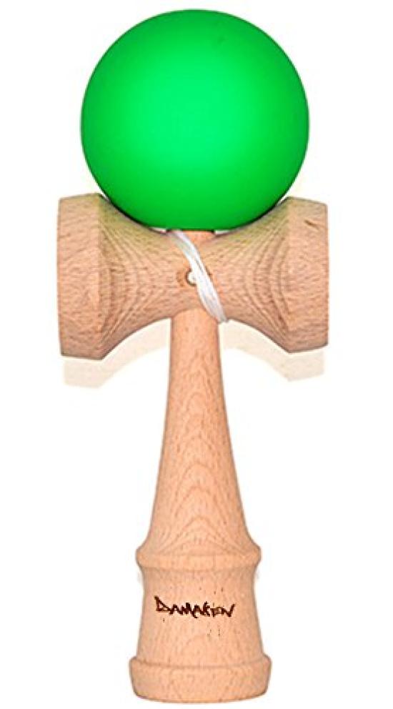 

DAMAKEN Уличная фристайл модель кендамы для остановки Повышает успех Деревянная игрушка Отличный подарок Матовая резиновая отделка Модель кендамы, [Матовые трюки] Оценка, зелёный