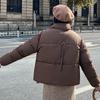 Winter padded jacket women's warm thickened padded jacket stand-up collar short loose bread jacket small padded jacket versatile trendy