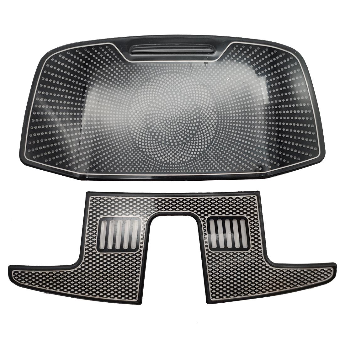 

2pc Front Reading Lights Speaker Loudspeaker Box Cover Trim Fit for Ford F-150 F-250 F-350 F150 F250 F350 Expedition 2017- чорний