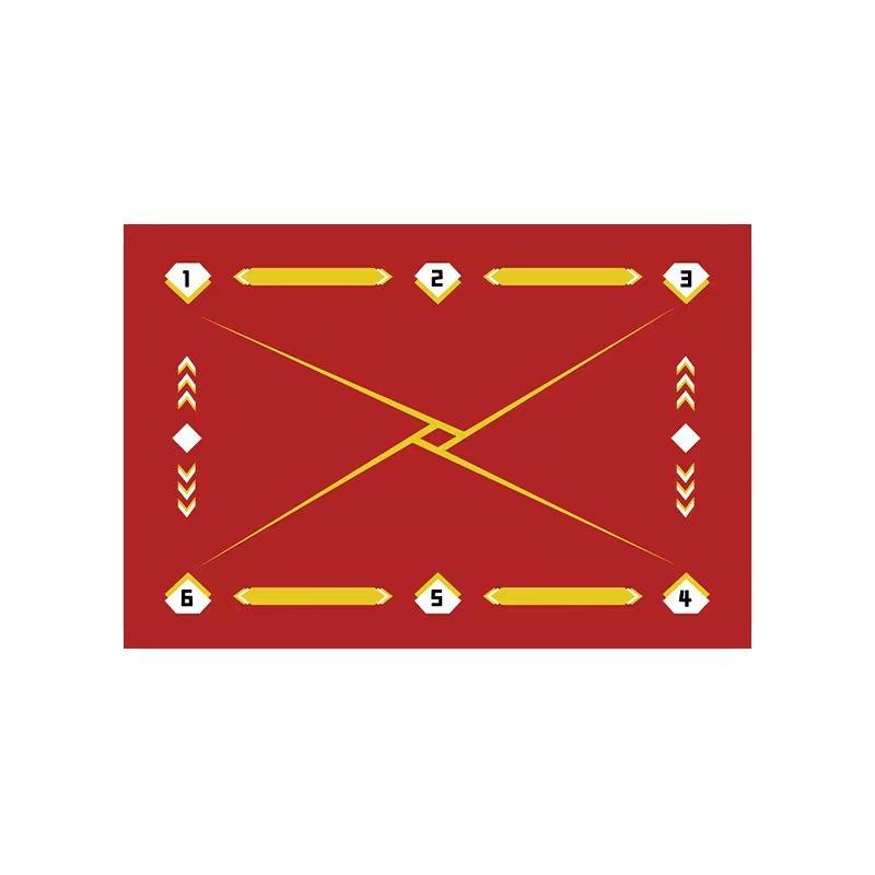 Soccer Training Mat Multi Color Line Markings All Sports Games Football Practice Pad for Indoor Outdoor Use Football Mat