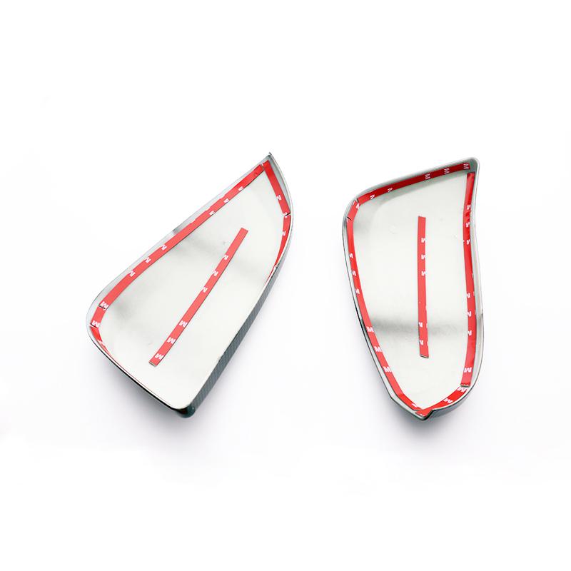 For Toyota Fortuner AN160 HILUX SW4 Mirror cover Rav4 Innova Hilux Revo ABS carbon fiber pattern rearview mirror