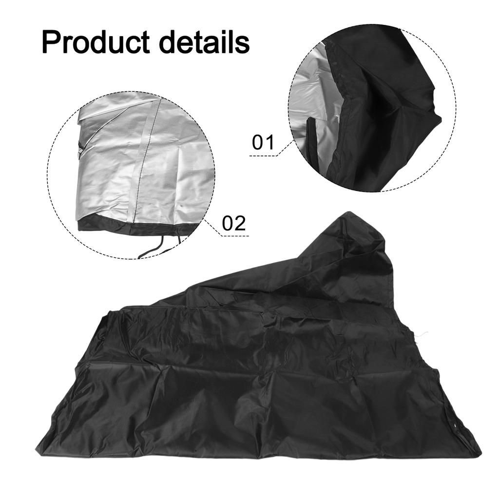 For Benches For Chairs UV Resistant Cover Waterproof Cover 200 * 100 * 75cm 210D Oxford Fabric Adjustable Drawstring