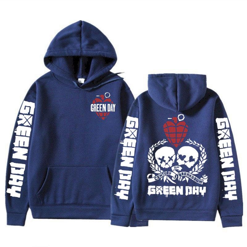 Rock Band Green Day Merch Hoodies Men Women High Quality Fashion Oversized Pullovers Harajuku Pop Sweatshirts Streetwear