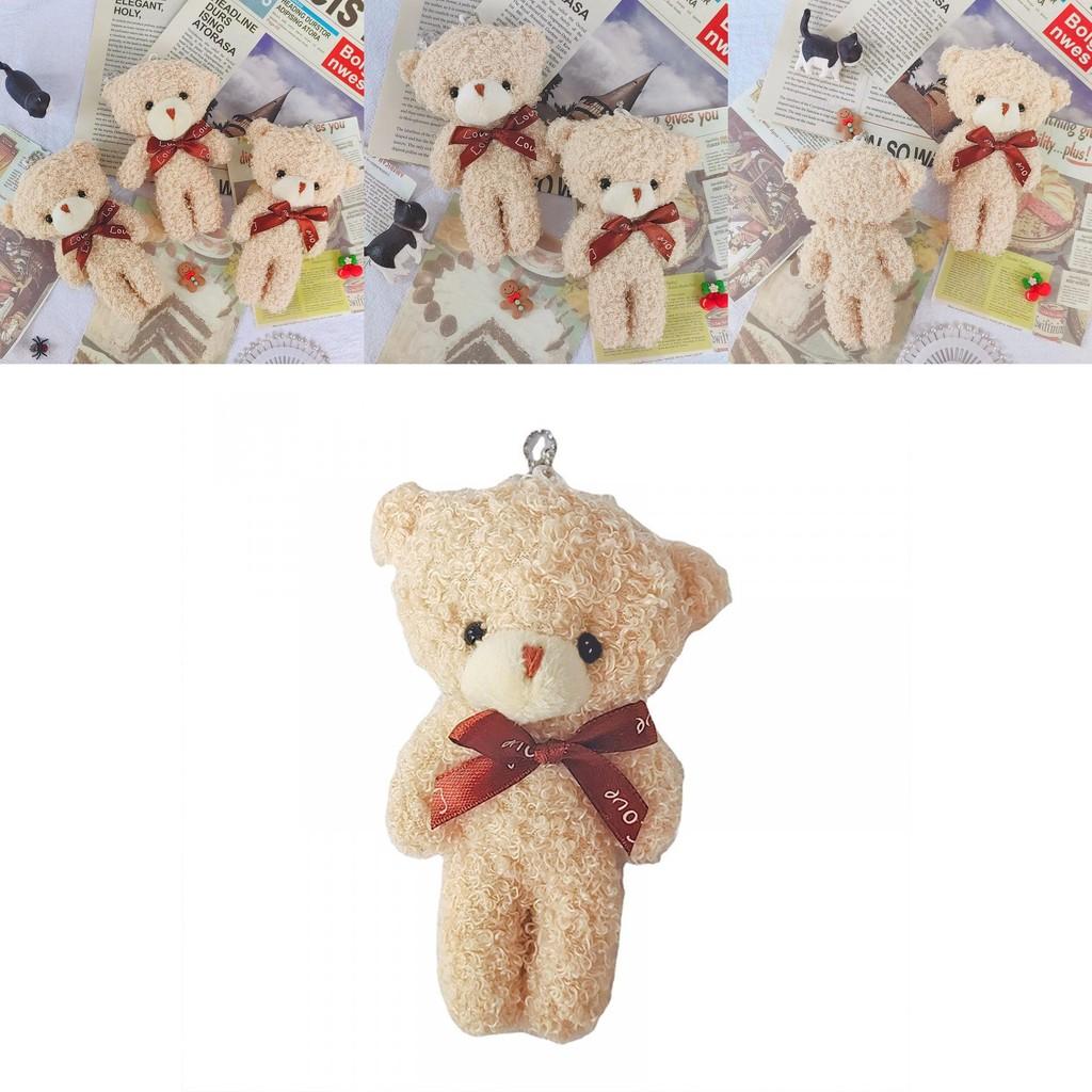 Adorable Plush Teddy Bear Stuffed Animal With Blush For Cute Bouquet Gifts