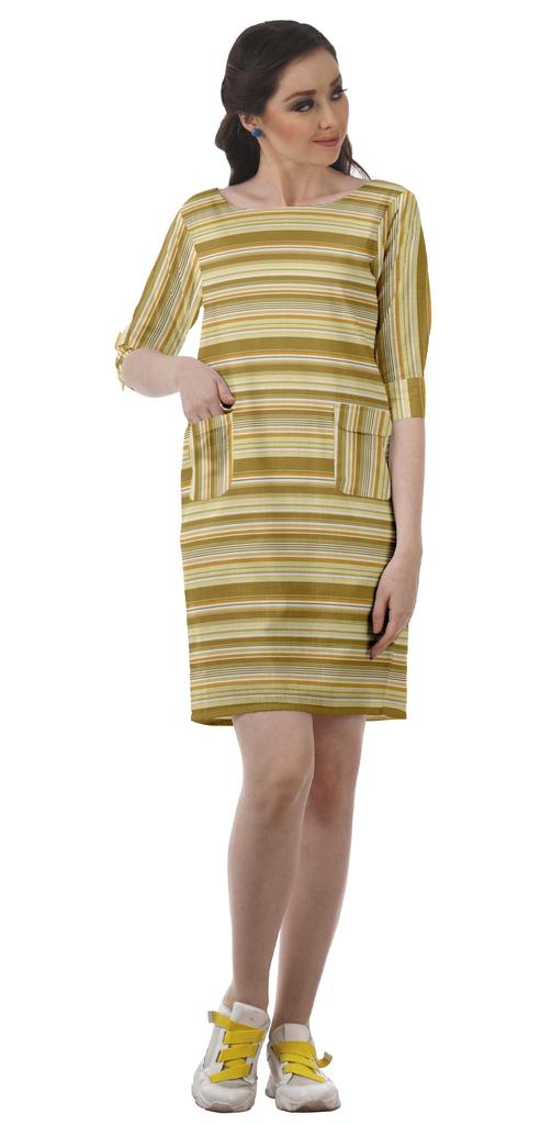 Moomaya 3 4 Sleeve Womens Summer Dresses Casual Shift Dress With Pockets