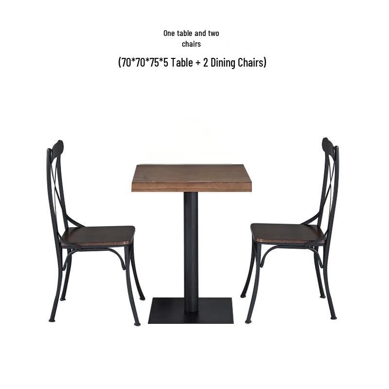 WEZHO Rectangular Dining Table with 4 Chairs
