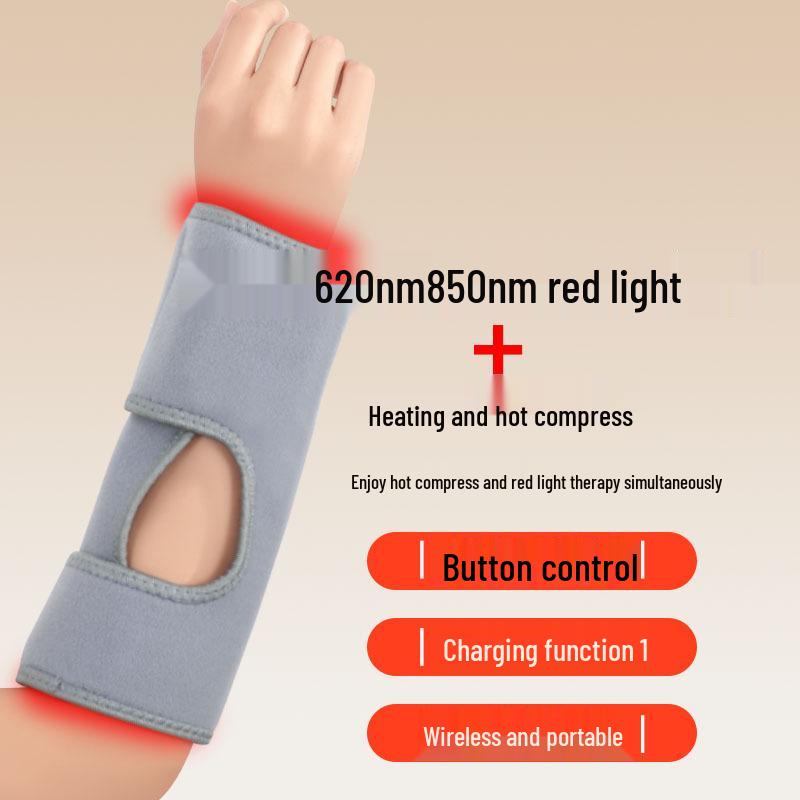 Arm Heat Pack with Red Light Therapy - Quick Heating, Lightweight, and Comfortable Protection Belt