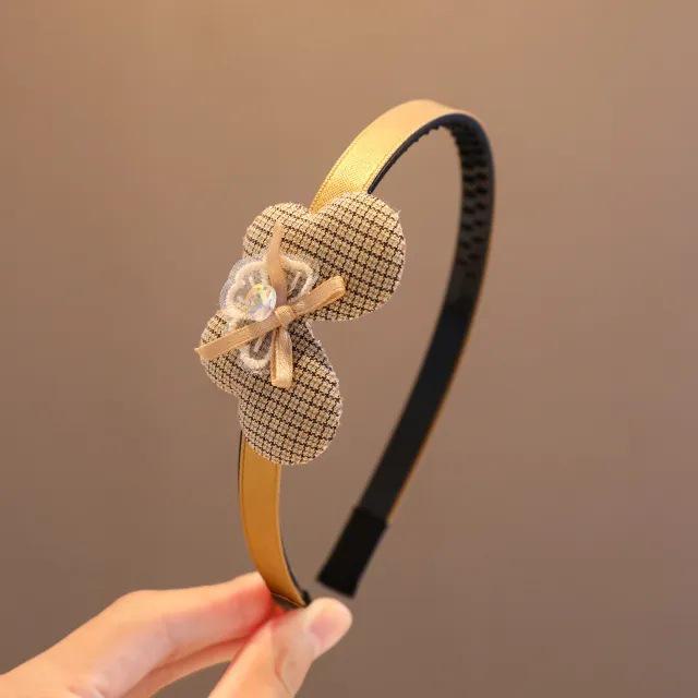 2024 Korean Green Headband & Hairpin for Girls - Trendy Douyin Style High-Value Headdress for Kids