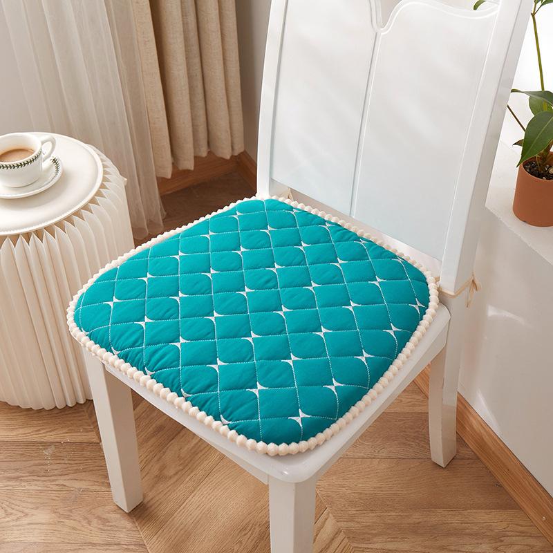 Dining Chair Cushion Thickened Quilted Chair Cushion Rebound Memory Foam Office Stool Cushion Dining Table Cushion