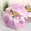 1pc Hello Kitty Friends Pink Background Umbrella with Plastic Handle,Suitable for All Seasons Home Travel Outdoor UmbrellaSanlio118