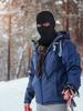 2-Hole Knitted Full Face Cover Cap Ski Neck Gaiter Winter Balaclava Warm Knit Beanie For Outdoor Sports Funny Party Riding Hat