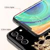 Fashion Diamond Crown Letter A Soft Phone Case For Samsung Galaxy S23 S24 S22 S21 S20 FE Ultra 5G S10 S10E S9 S8 Plus Cover