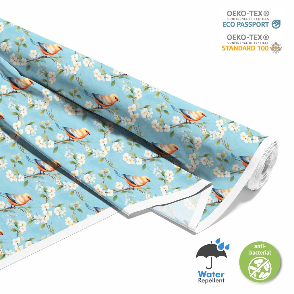 Outdoor Dekostoffe Oxford - Vögel - Dx2790