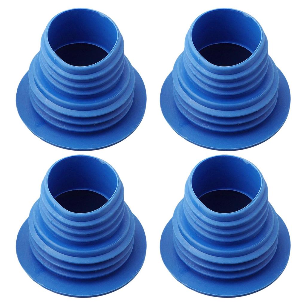 4pcs Drain Pipe Hose Silicone Plug Wash Machine Pipe Connector Tools Bathroom Drain Pipe Sealing Plug Sewer Pipe Accessories