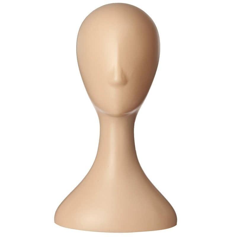Hair Salon Hairdressing Practice Training Human Head With Clamp