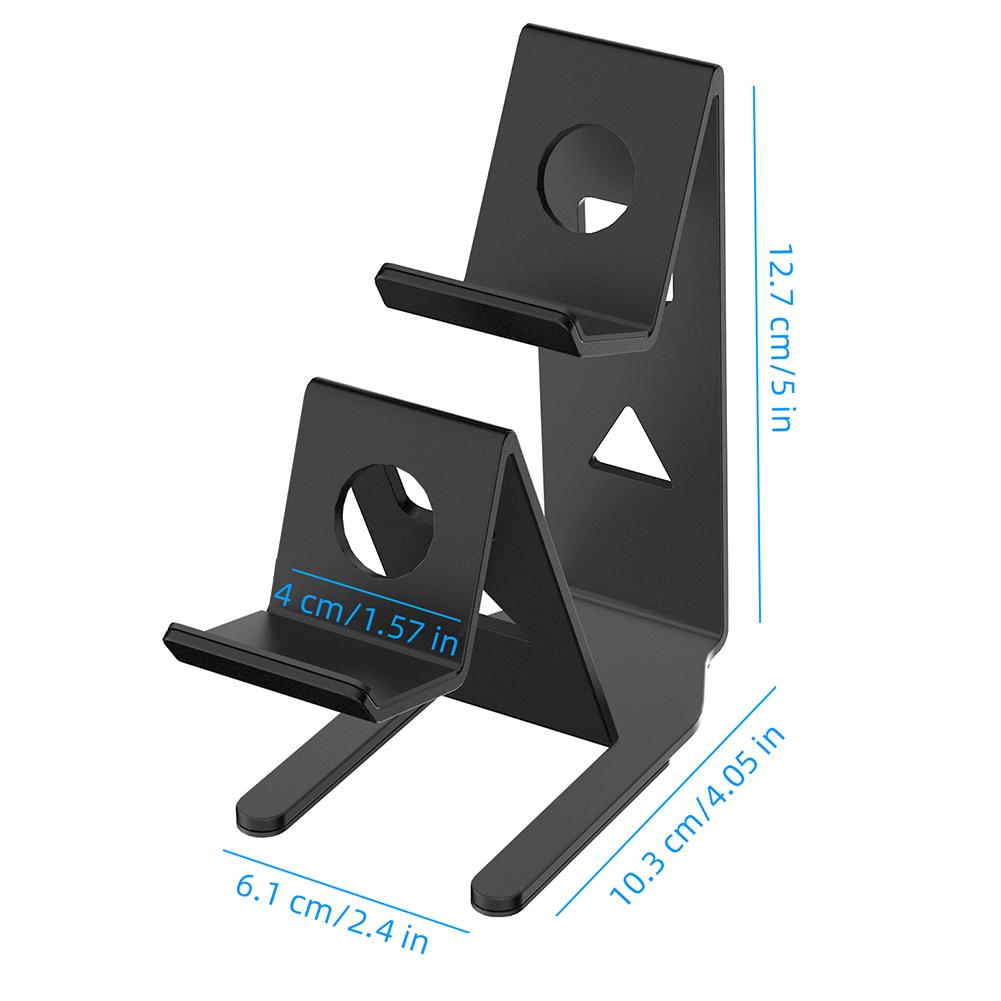 Gamepad Rack Stand Space Saving Desktop Stand Dual Game Controller Stand Holder for Switch/PS5/PS4/Xbox Game Accessories
