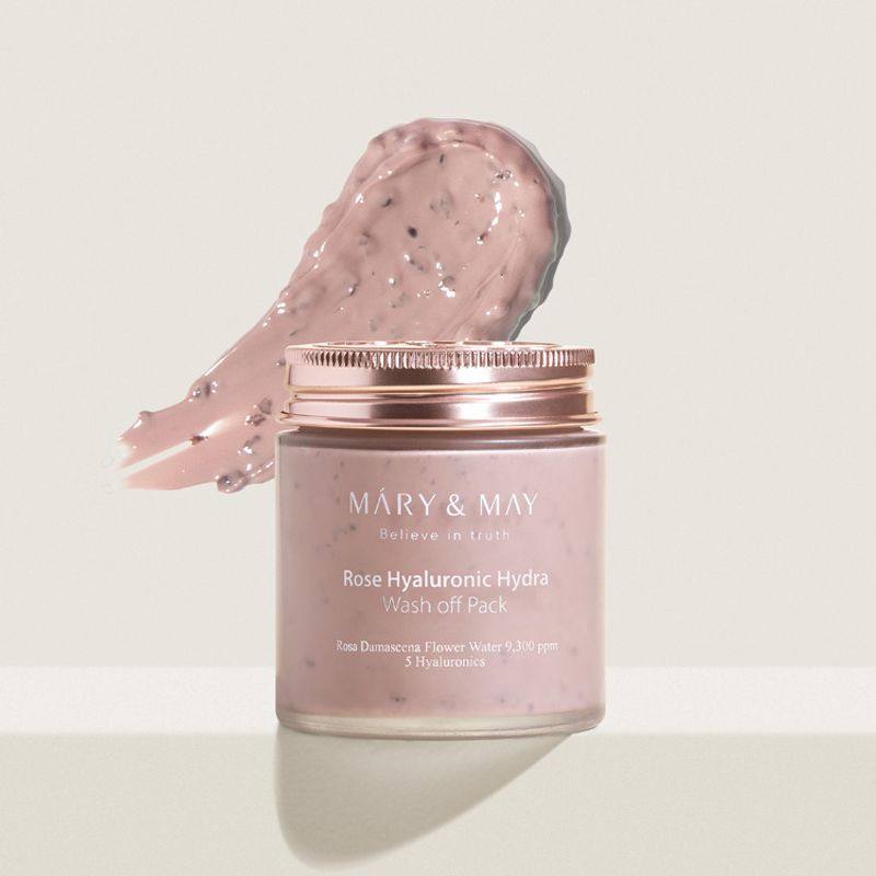 Mary&May Rose Hyaluronic Hydra Wash Off Pack Duo (125g * 2ea)