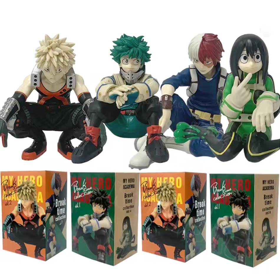 In Stock New My Hero Academia Anime Figure Midoriya Izuku Action Figure Figurine Ornaments Pop Christmas Gifts Kids Toys 1-4pcs