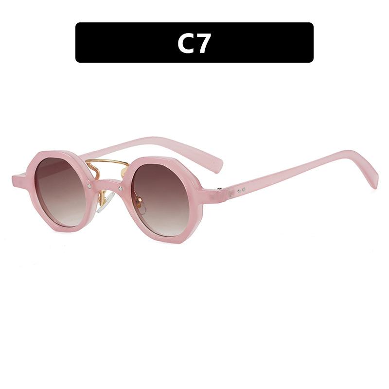 Steampunk Round Sunglasses Vintage Punk Luxury Brand Designer UV Protection Outdoor Driving Metal Hip Hop Sun Glasses