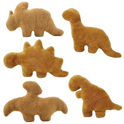 Cute Dinosaur Shaped Chicken Block Pillow, Plush Toy, Soft And Skin Friendly Dinosaur Enthusiast Decoration Companion Gift