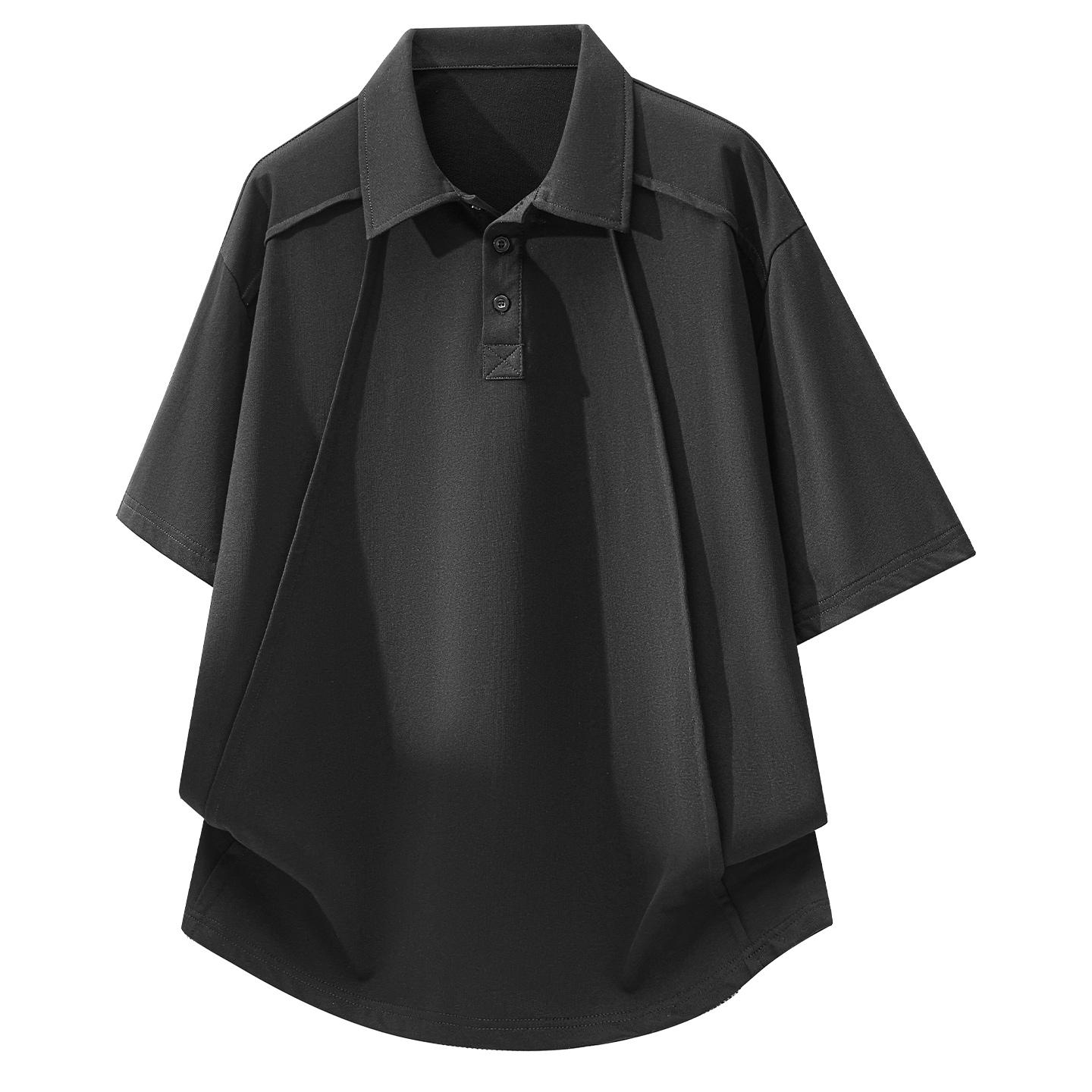 T-shirt Men s Summer Short-sleeved Pure Cotton Retro POLO Short-sleeved Men s Short-sleeved Loose 2XL