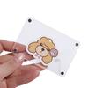 5pcs DIY Card Display Frame Transparent Refrigerator Magnet Picture Frame  Home Decor