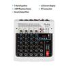 Muslady MIX-400 Professional 6-Channel Audio Mixer Mixing Console 3-Band EQ with Reverb Delay