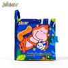 Jollybaby Animal Tail Peek-a-Boo Cloth Book - Baby Toy for Early Education (0-3 Years)