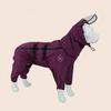 Adjustable Full Coverage Raincoat for Medium to Large Dogs: Golden Retriever, Labrador, German Shepherd - Sealed Seam, Four-Leg Design