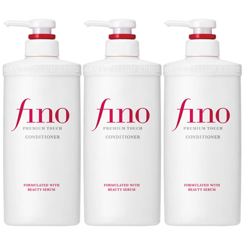 FINO Premium Touch Hair Conditioner, 3 x 550ml