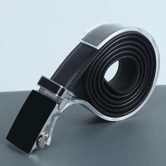 10 Stück Gürtelständer Transparent Kratzfest S-förmig Kleiderschrank Damen Herren Gürtel Präsentationsständer Wohnheimzubehör