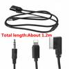 47" Car AUX Cable MMI Music Interface 8Pin For iPhone Charging For Mercedes-Benz