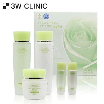 Snail Moist Control Skin Care 3 Set (Toner+Emulsion+Cream)