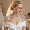 Elegant Women Shoulder Chain Luxurious Design Shoulder Body Chain  Wedding Ceremony