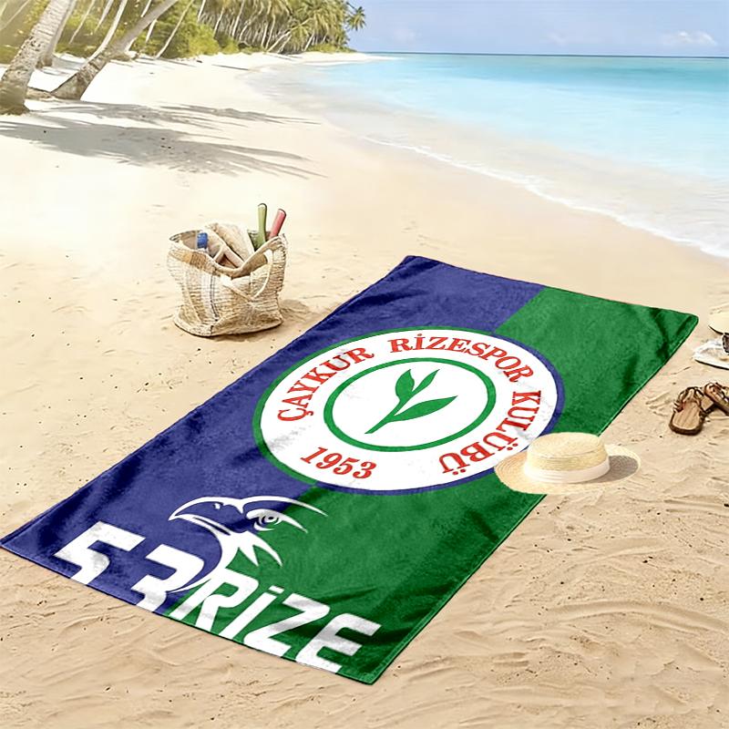 Caykur Rizespor Print Beach Towel Large Soft Quick Dry Towel For Beach Camping Swimming