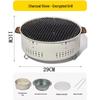 Portable Multifunctional Stainless Steel Charcoal Grill - Outdoor/Indoor Campfire, Barbecue, Water Boiler, Tea Stove