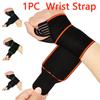 1Pc Wrist Support Strap Tennis Badminton Football Compression Wrist Guard Breathable Adjustable Gym Weightlifting Wrist Wrap
