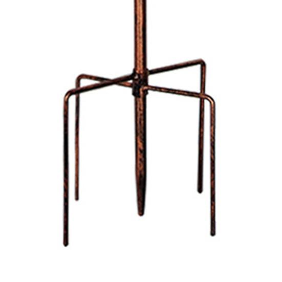 Μεταλλικό μπάνιο πουλιών για εξωτερικό χώρο, ανεξάρτητο μπολ ταΐστρας πουλιών 30" με πασσάλους, εξωτερικό μπάνιο πουλιών για διακόσμηση κήπου και αυλής