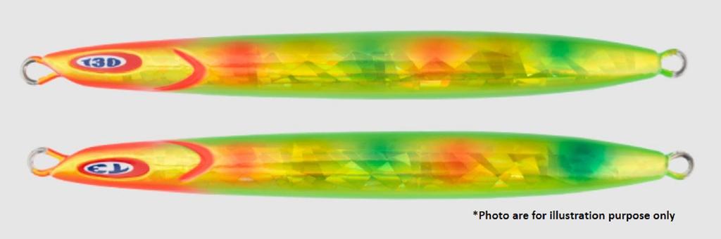 Jackall Metal Jig Anchovy Type 3 Flutter 250 grams Dragon Chart (0231)